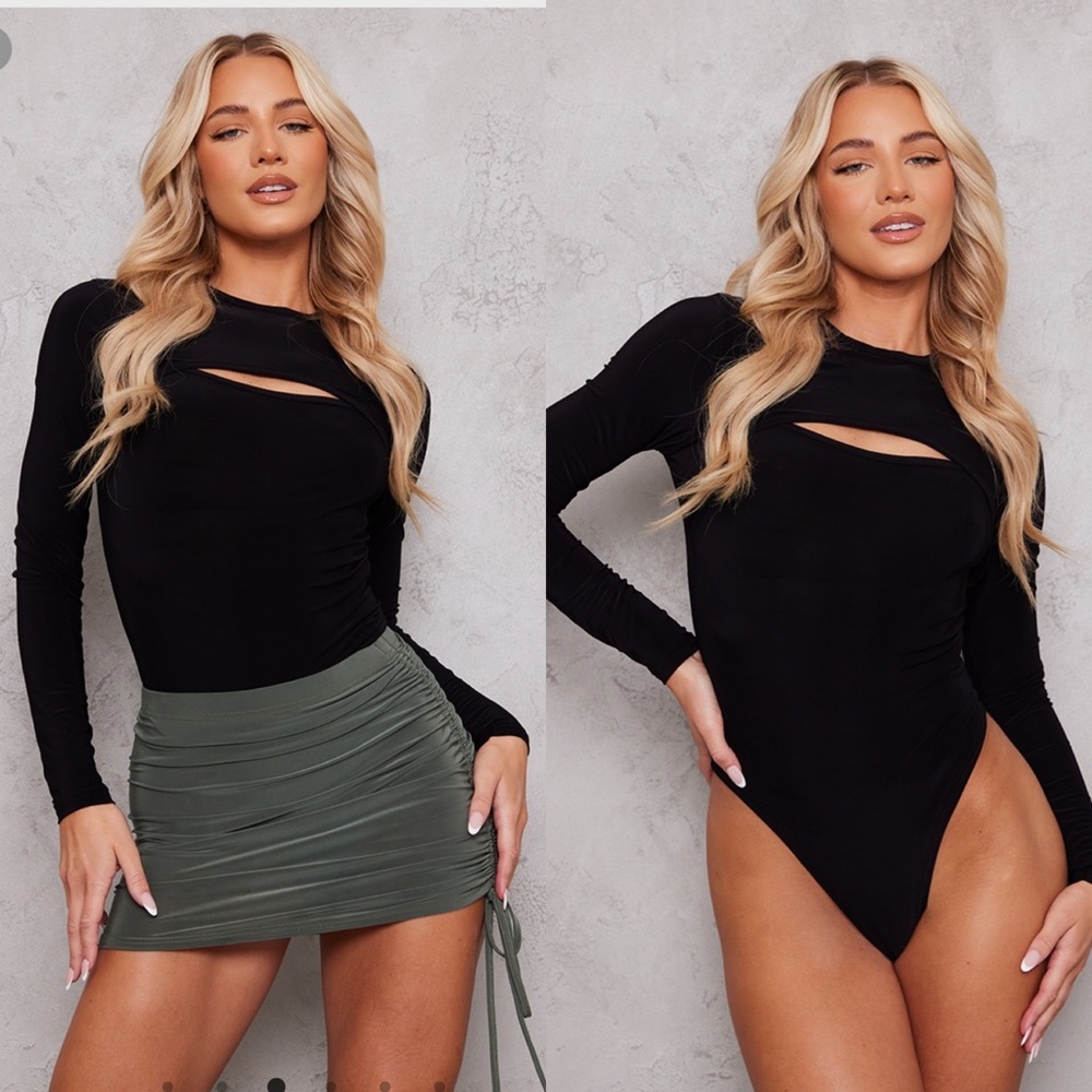 NEW Cut Out Front Bodysuit